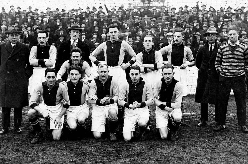 Alineación del Ajax con Eddy Hamel