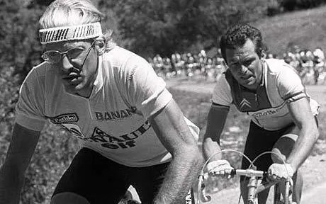 Fignon Vs. Hinault, ciclistas del mismo país.