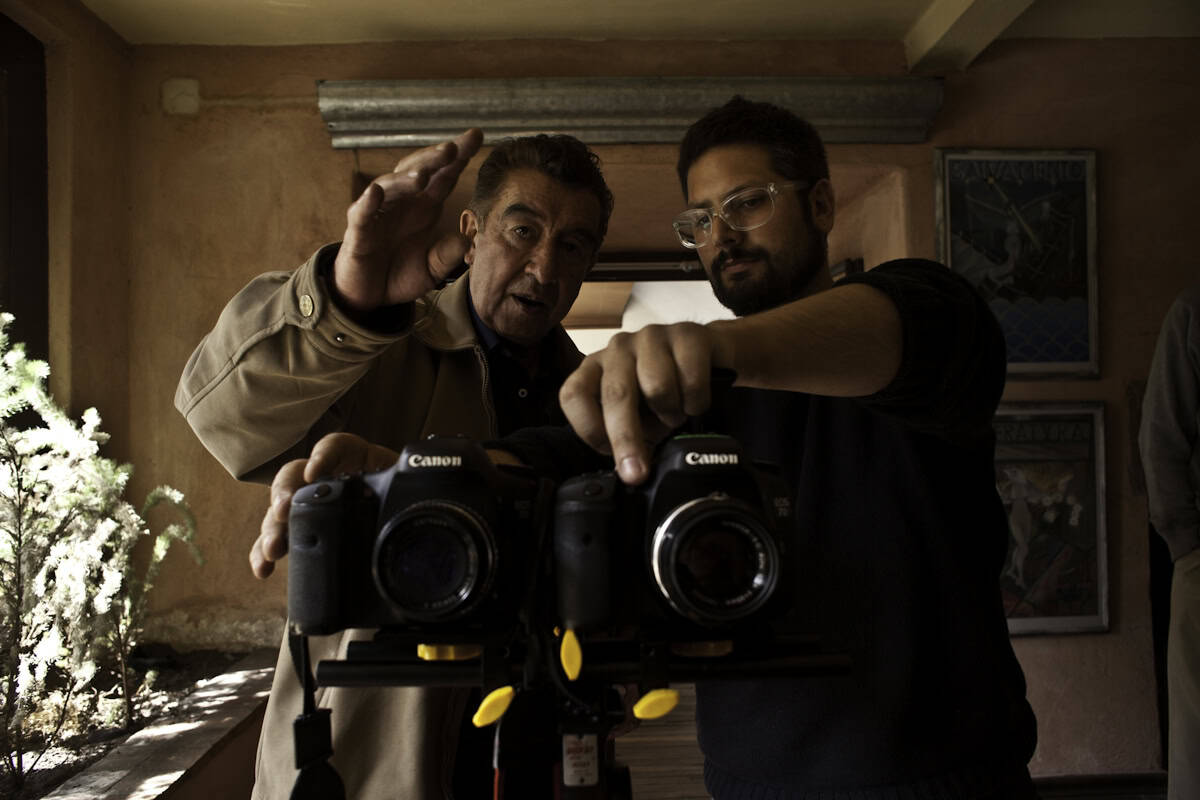 Jairo Pinilla preparando El espíritu de la muerte.