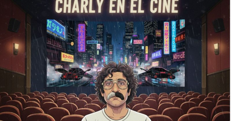 Charly García en una imagen asociada a su relación con el cine