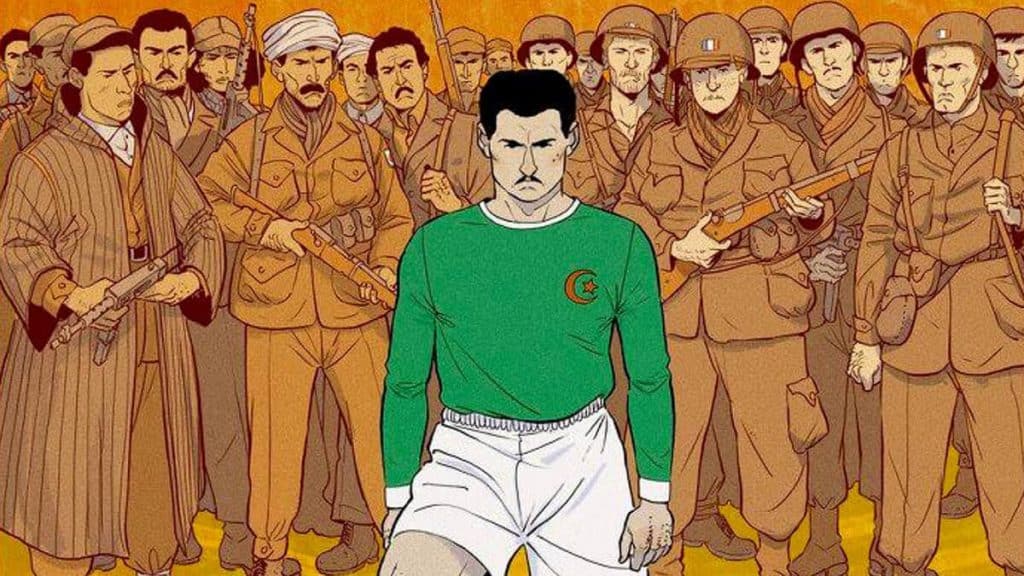 David Goldblatt pone de ejemplo a Mekhloufi como símbolo de resistencia en el fútbol.