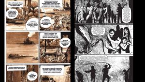 Portadas de El corazón de las tinieblas y La vorágine