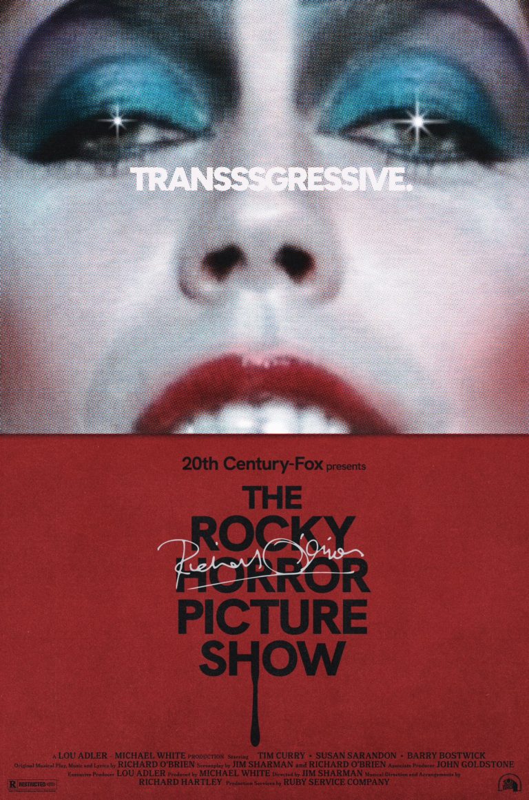 Cartel homenaje Rocky Horror Aleks Phoenix