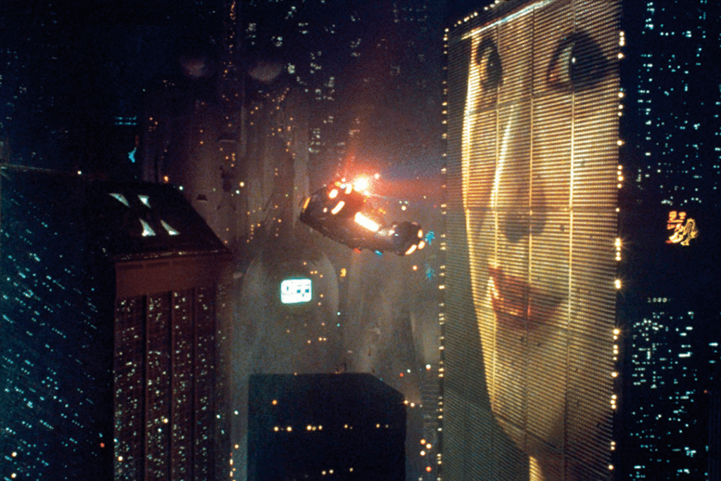 Imagen ciberpunk de blade runner 1982