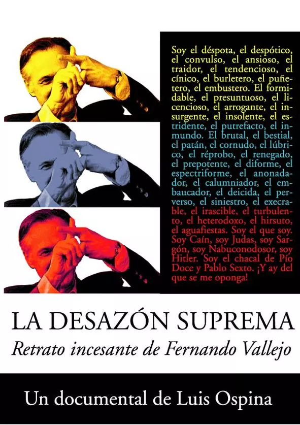 Cartel de La desazón suprema, en el top de las mejores películas colombianas