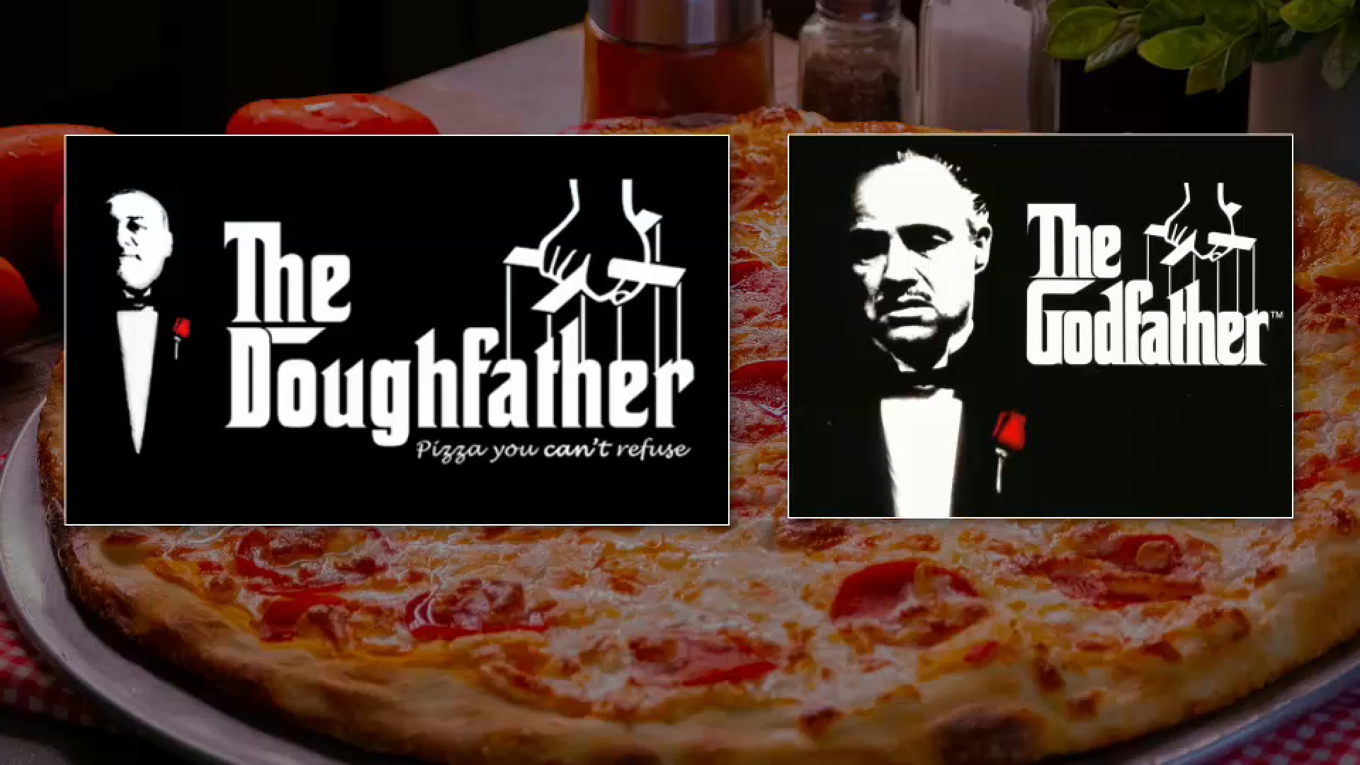 The Doughfather, pizzería artesanal parodia de El Padrino, ejemplo de marcas inspiradas en películas