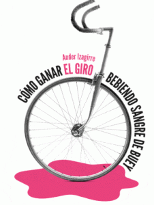 Ilustración del Giro de Italia con un ciclista en plena escalada