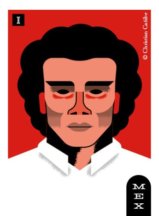 Cromo ilustrado de Pelota sudaca