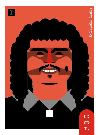 Cromo ilustrado de Pelota sudaca