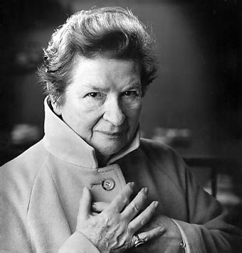 Retrato de P. D. James, autora de novelas detectivescas clásicas
