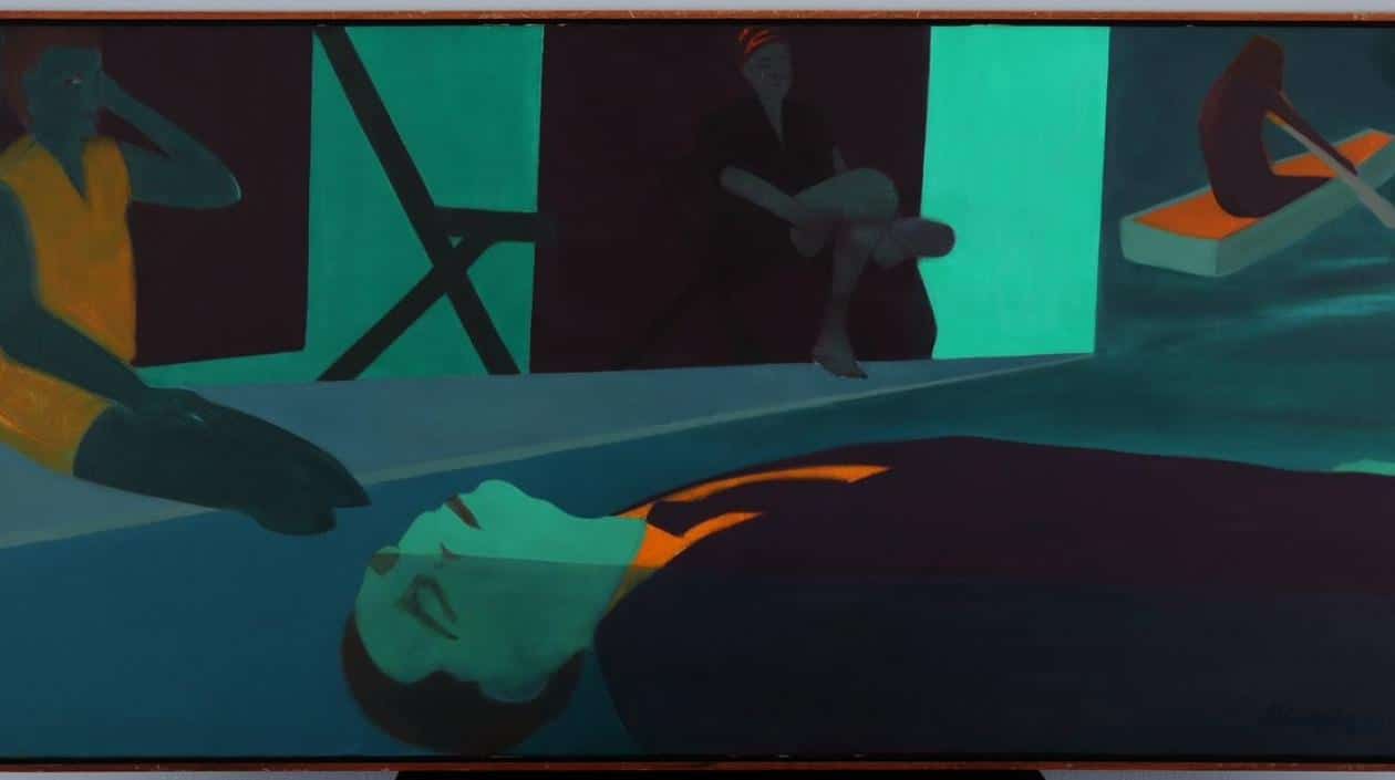 La pesca milagrosa, obra de Beatriz González de la serie Los ahogados