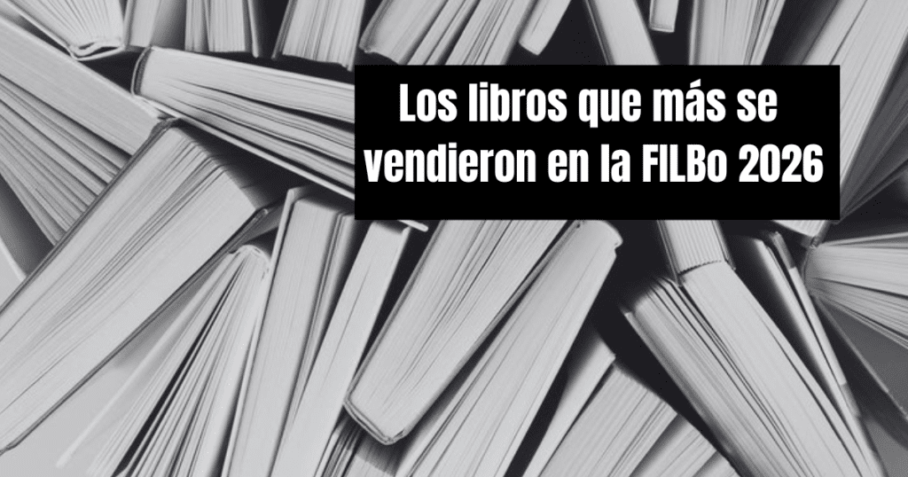 Libros más vendidos FILBo 2026: libros apilados como imagen central del artículo