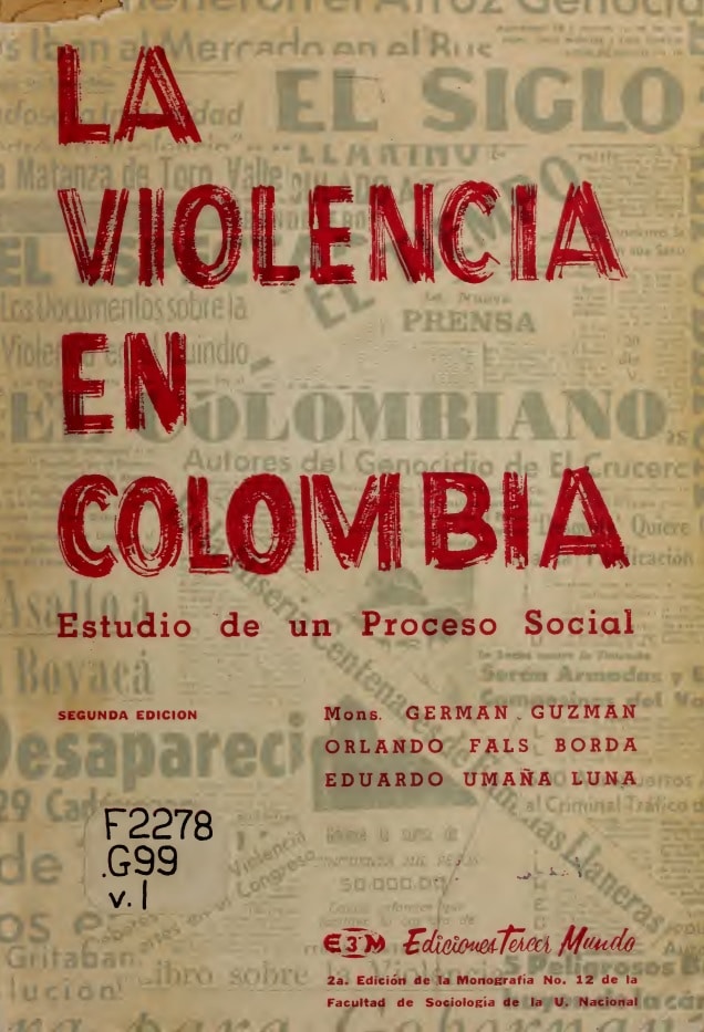 Portada de La violencia en Colombia, uno de los libros poco conocidos para entender Colombia